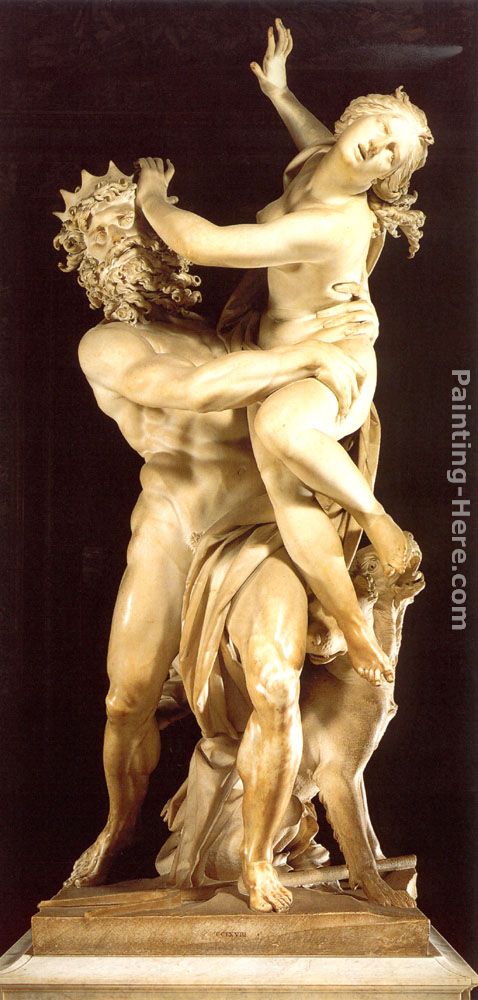 The Rape of Proserpine painting - Gian Lorenzo Bernini The Rape of Proserpine art painting